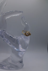 freshwater pearl wire ring