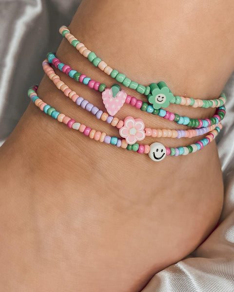 beaded anklets