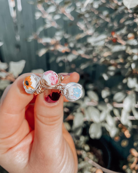 floral wire rings