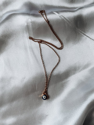 gold evil eye necklace