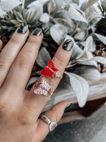 butterfly wire ring