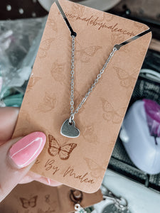 mini heart necklace