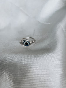 evil eye wire ring